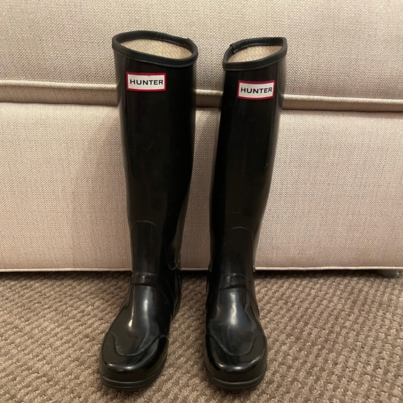 Hunter Sandhurst Equestrian Rain Boots - Picture 3 of 8
